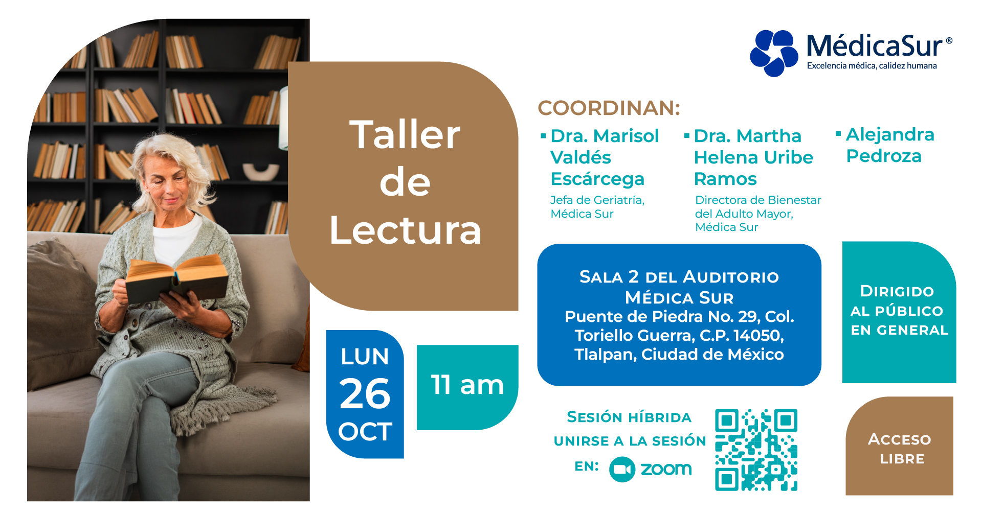Club de Lectura del adulto mayor